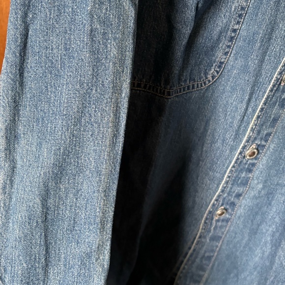 Levi’s Silvertab XL Denim Oversized Button down Shirt Size XL - Picture 12 of 15